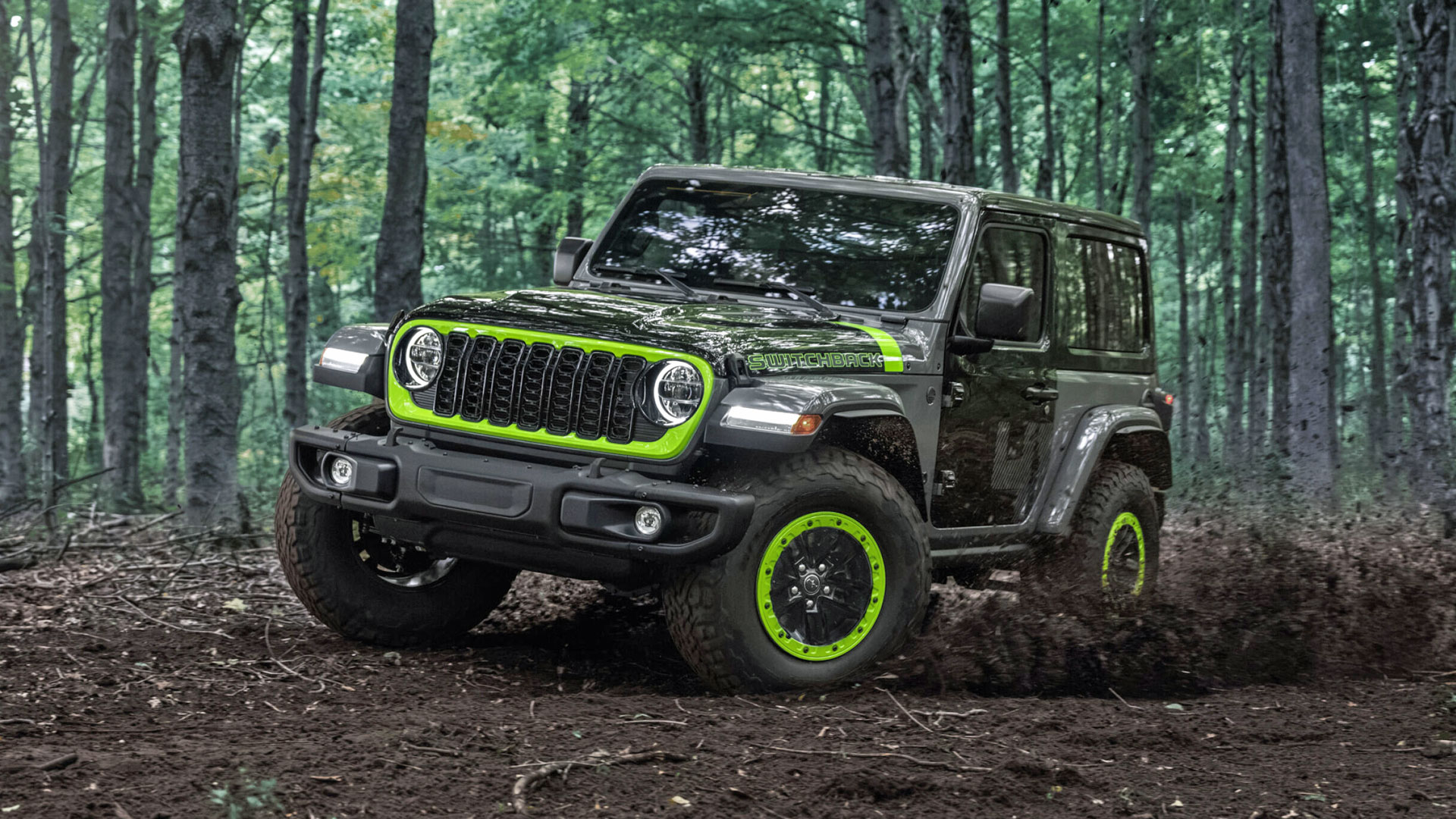 Based upon the Jeep Wrangler Rubicon X, the new Switchback will be available in both two- and four-door configurations