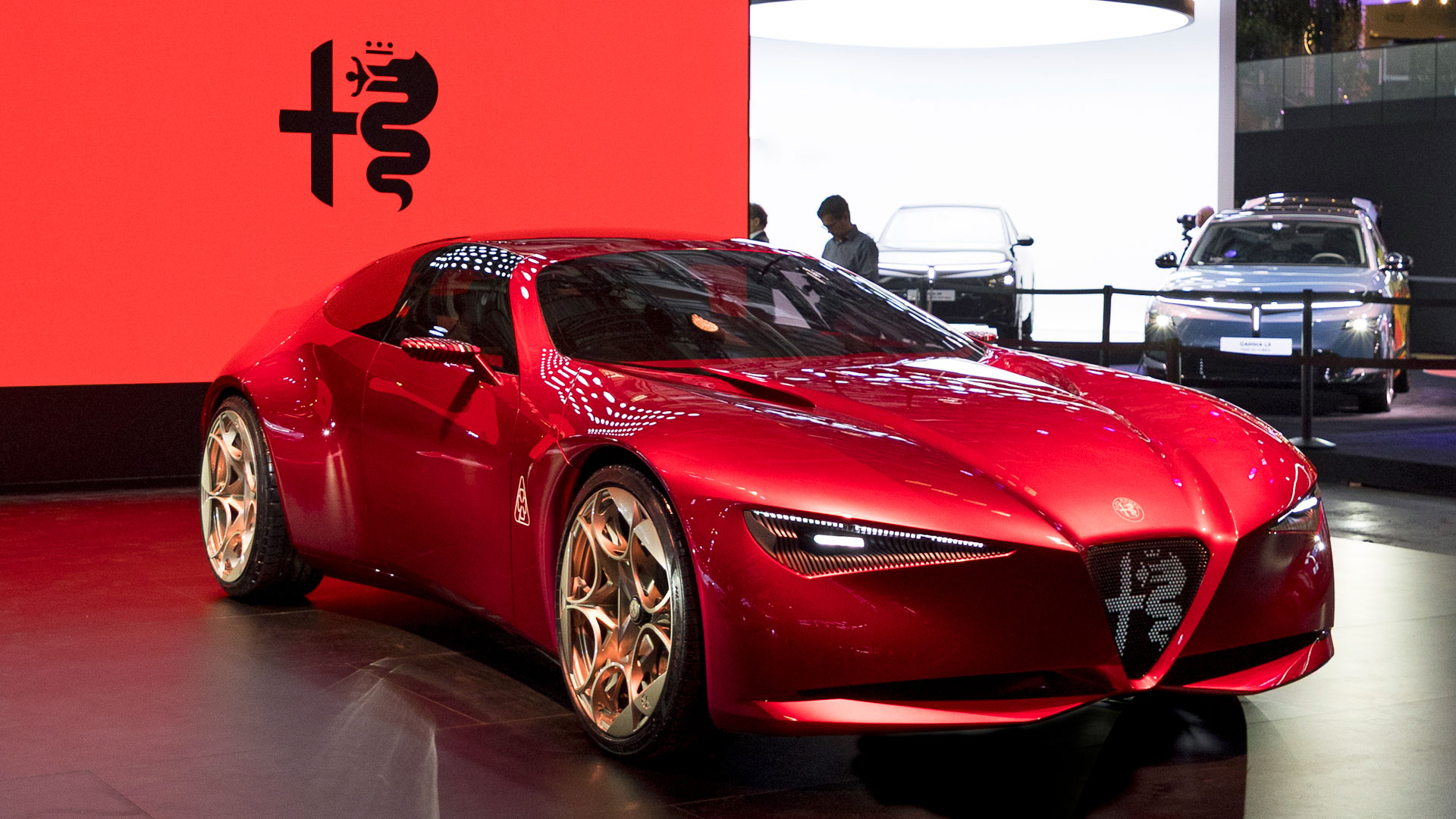 Powering the Cuorerosso concept is a 2.9-litre V6 full-hybrid powertrain, complete with Alfa Romeo’s Q4 all-wheel drive